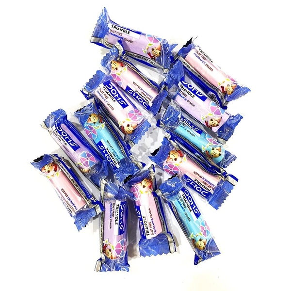 Doms Triangle Dust Free Fragrance Eraser - 5 Pieces