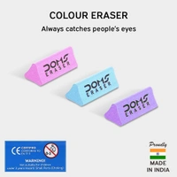 Doms Triangle Dust Free Fragrance Erasers 50 Pieces Jar