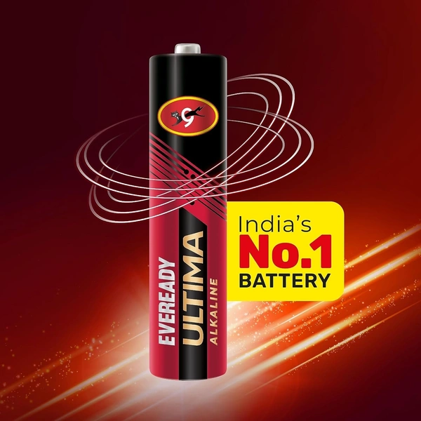Eveready Everedy Ultima Alkaline AA Battery & Cell 1.5V 400% Longer Lasting Pack of 10 Pieces -