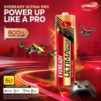 Eveready Everedy Ultima Alkaline AA Battery & Cell 1.5V 800% Longer Lasting Pack of 6 Pieces