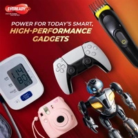 Eveready Everedy Ultima Alkaline AA Battery & Cell 1.5V 800% Longer Lasting Pack of 6 Pieces