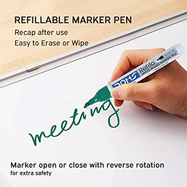 Doms Refilo White Board Marker Pen  - Green