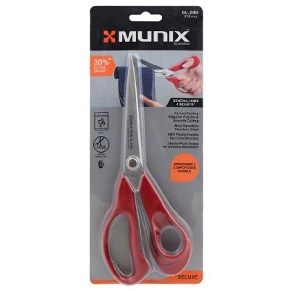 Kangaro Munix Maroon Scissors 216 mm