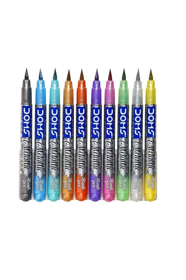 Doms Metallic Marker Pen 10 Shades