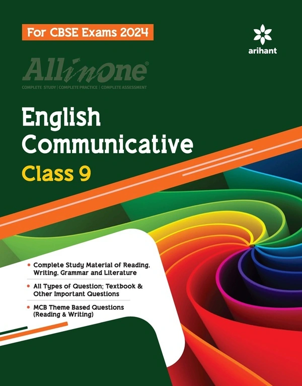 Arihant all in one English Communicative  Class 9  CBSE Examination 2024 - 25