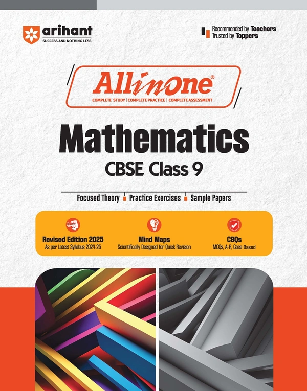 Arihant all in one Mathematics Class 9 CBSE Examination 2024 - 25