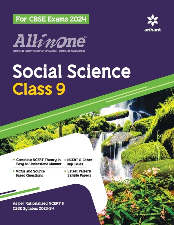 Arihant all in one Social Science Class 9  CBSE Examination 2024 - 25