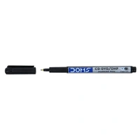 Doms CD-DVD/OHP Marker Pen - 10 Pieces, Black