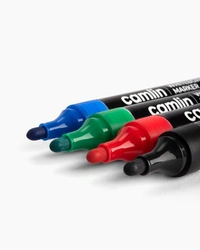 Camlin Whiteboard Marker Black, Blue, Red, Green Pack of 4 Piece Set