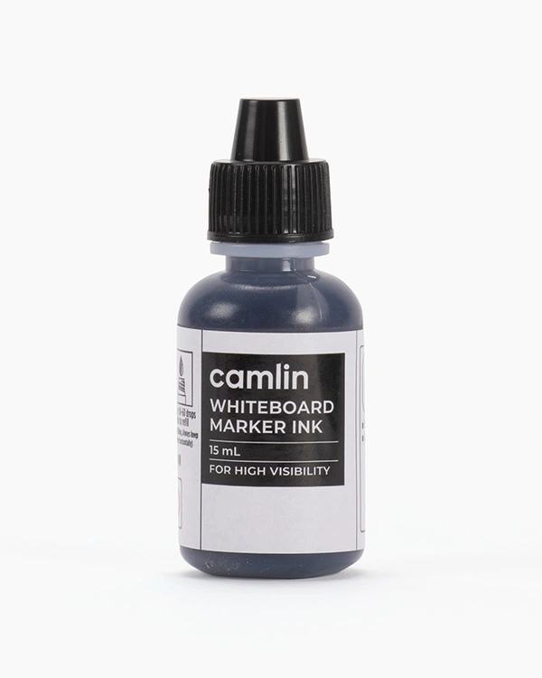 Camlin White Board Marker Ink Black - Black