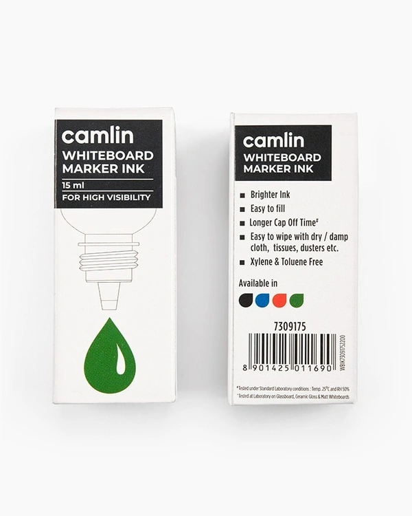 Camlin White Board Marker Ink Green - Green