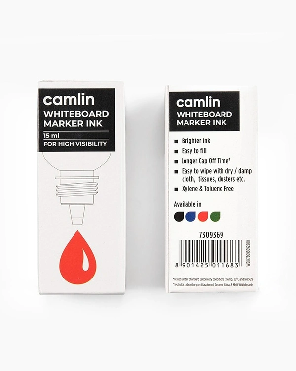 Camlin White Board Marker Ink Red - Red