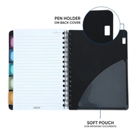 Doms 5 Subject Notebook Wiro Binding & Poly Cover 70 gsm Paper Pages 300 Size A5