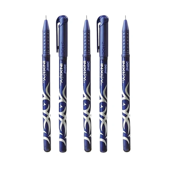 Doms Inxift Ball Pen  - 5 Pieces, Blue