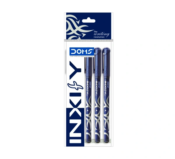 Doms Inxift Ball Pen  - 5 Pieces, Blue