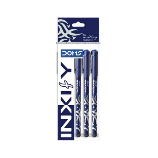 Doms Inxift Ball Pen  - 5 Pieces, Blue