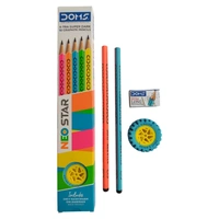 Doms Neo Stra X-Tra Super Drak Pencils Pack of 10 Pieces