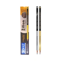 Doms Zillion 10 X-TRA Super Dark Graphite Pencils Pack of 10 Pieces