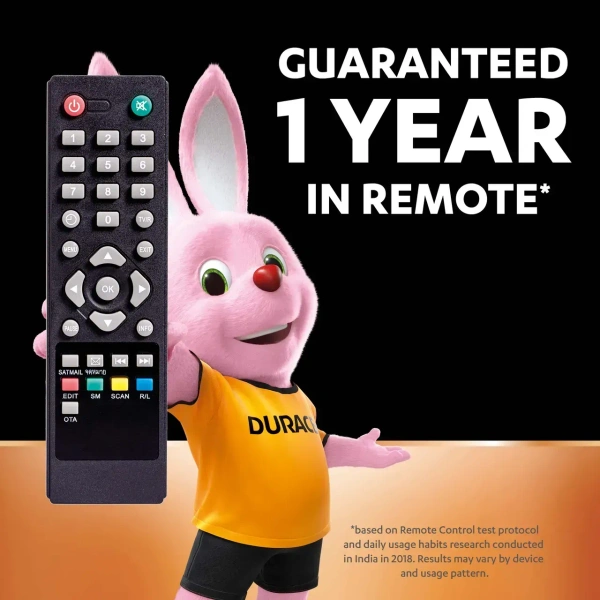 Duracell Battery 2X Longer Lasting AAA2 Batteries Pack of 2