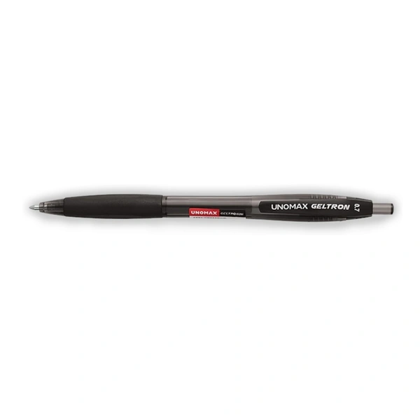 Unomax Geltron RT Gel Pen  - 1 Piece, Black
