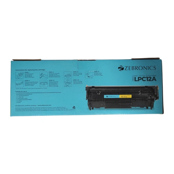 Zebronics Laser Toner Cartridge ZEB - LPC12A Pack of 1