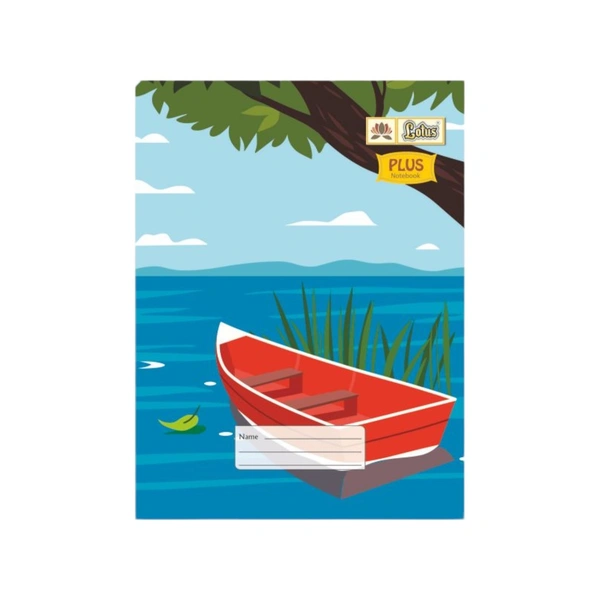 Lotus Plus Notebook Soft Cover English Copy 18x24cms Pages 120 - 120