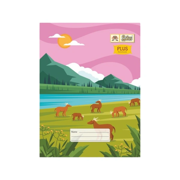 Lotus Plus Notebook Soft Cover 2 Line Rule Copy 24x18cm Pages 120 - 120