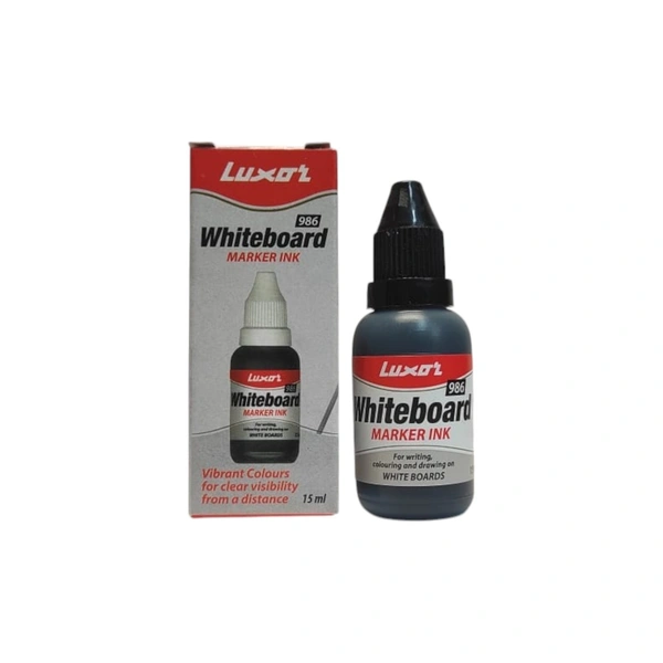 Luxor Whiteboard Marker ink Black - Black