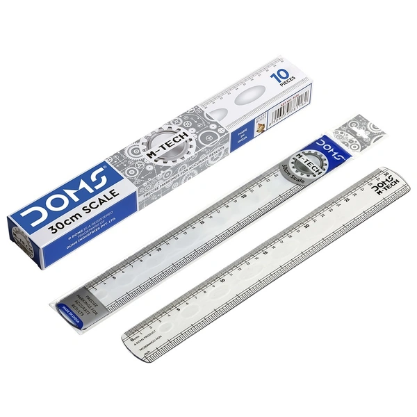 Doms M - Tech Scale 30cm - 10 Pieces