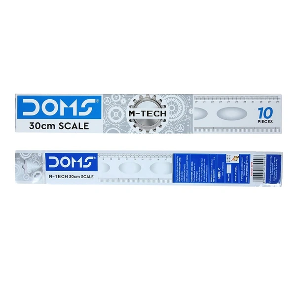 Doms M - Tech Scale 30cm - 10 Pieces