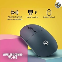 Lapcare Wireless Combo 2.4G Wireless Keyboard & Mouse Model No. WL-102