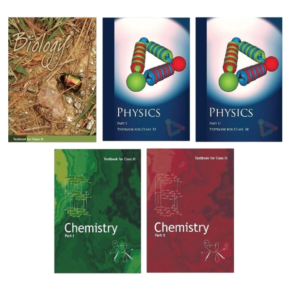 NCERT Physics Part 1 &2 / Chemistry Part 1 & 2 / Biology / Books of sets 5 Pcs Testbook of Class 11