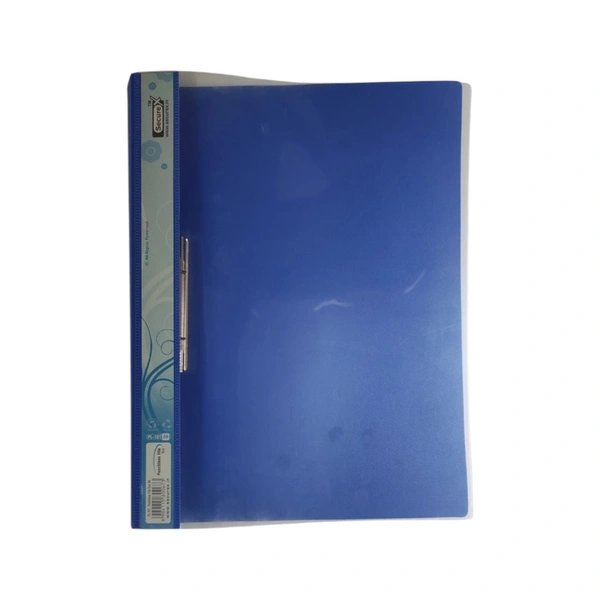 Securex Punchless File (Transparent Top ) Size A4 PL101 - 1 Piece
