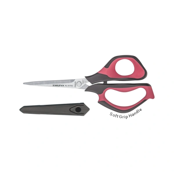Kangaro Munix Scissors PL3173C / 184mm - 1 Piece, 7.2 inch, Gray