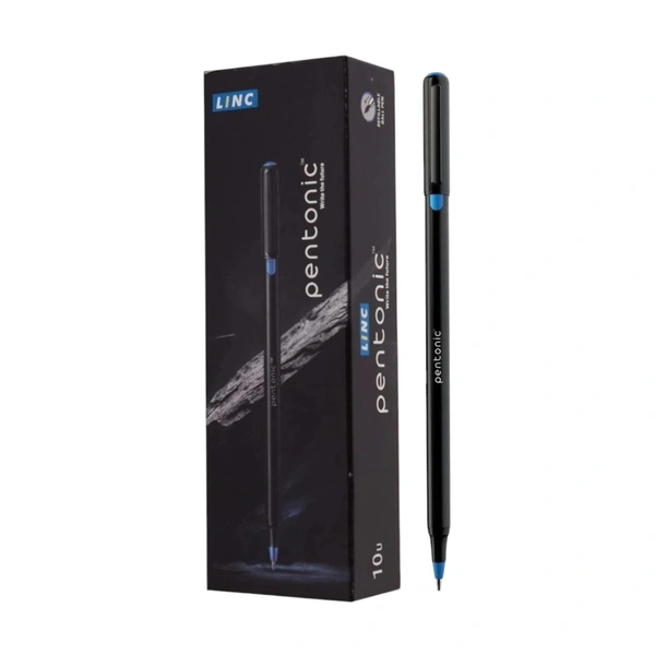 Pentonic Ball Pen  - 10 Pieces, Red