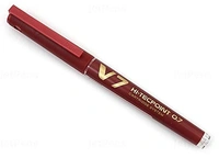 Pilot V7 Hi Tecpoint Cartridge System Roller Ball Pen - 1 Piece, Red