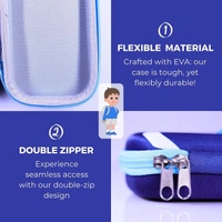 ABG Pencil Box Boy, Pencil Box Girl, Pencil Pouch for Girl, Pouch Boy, Pencil Case, Compass, Pencil Box Kid, Unicorn Pouch, School Box, Organizer Compass Box for Boy