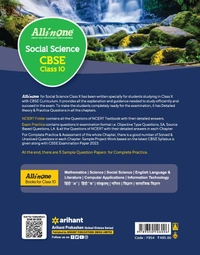 Arihant All In One Social Science Class 10 CBSE Exam 2024 - 25