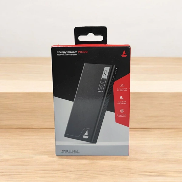 Boat EnergyShroom PB300 / 10000 mAh Powerbank - Black
