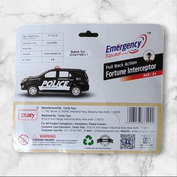 Centy Emergency Squad Fortune Interceptor Toy