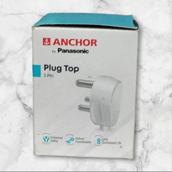 ANCHOR Anchor Super Plug Top 3 Pin , White 16A, 240V