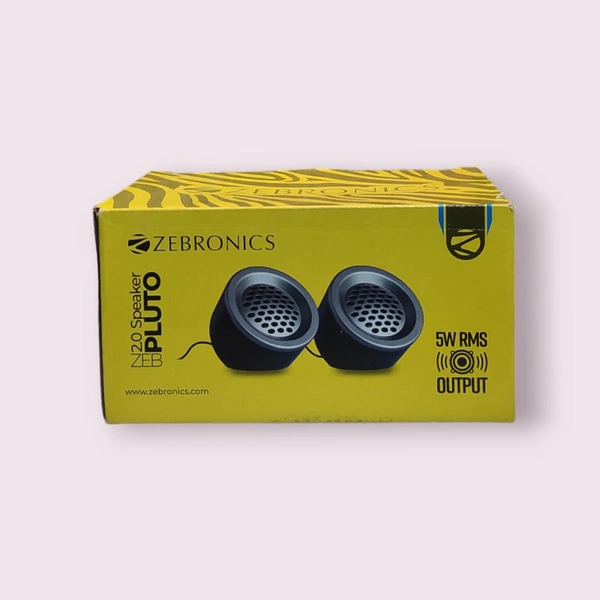 Zebronics 2.0 Speaker Zeb Pluto 5W RMS