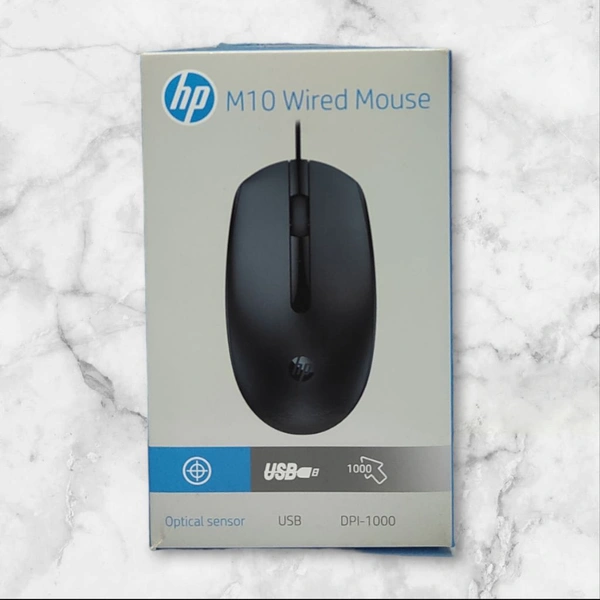 HP M10 USB Wired Mouse DPI-1000