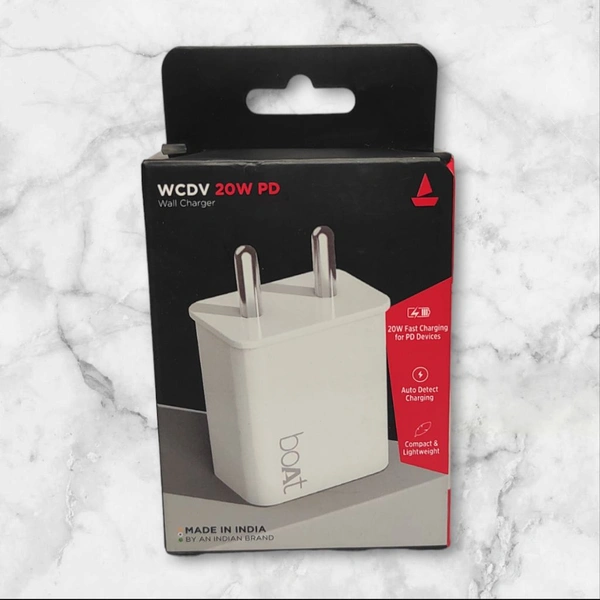 Boat WCDV 20W PD 20W Fast Type C Charging For All Phone