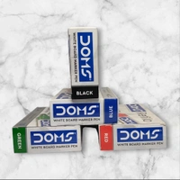 Doms White Board Marker Pen Black, Blue, Red, Green 40 Pieces Sets