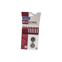 Doms Inxon Ball Pen  - 10 Pieces, Red