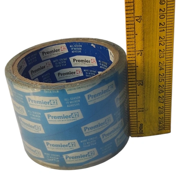 Premier Super Clear & Cello Tape 40 Meter - 1 Piece, 72mm / 3 inch