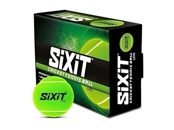 Sixit Cricket Tennis Ball Pack of 6 Pcs