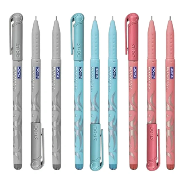 Doms Inxify Softy Ball Pen - 5 Pieces, Blue