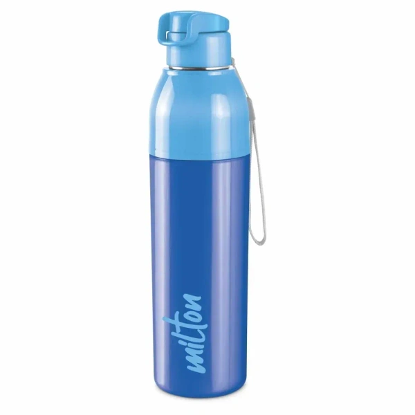 Milton Steel Convey 900 Steel Thermoware Insulated Inner Steel Water Bottle 650 ml - Blue, 630